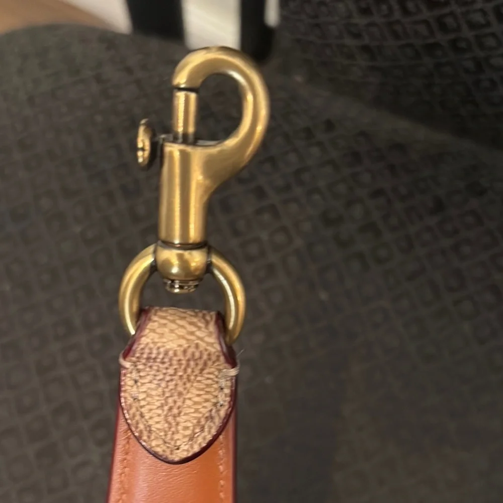 Coach Embellished Tan bag Strap - Picture 8 of 11